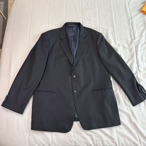 Loro Piana John W Nordstrom Wool Blazer Mens Size 48R Super 120’s Navy Blue